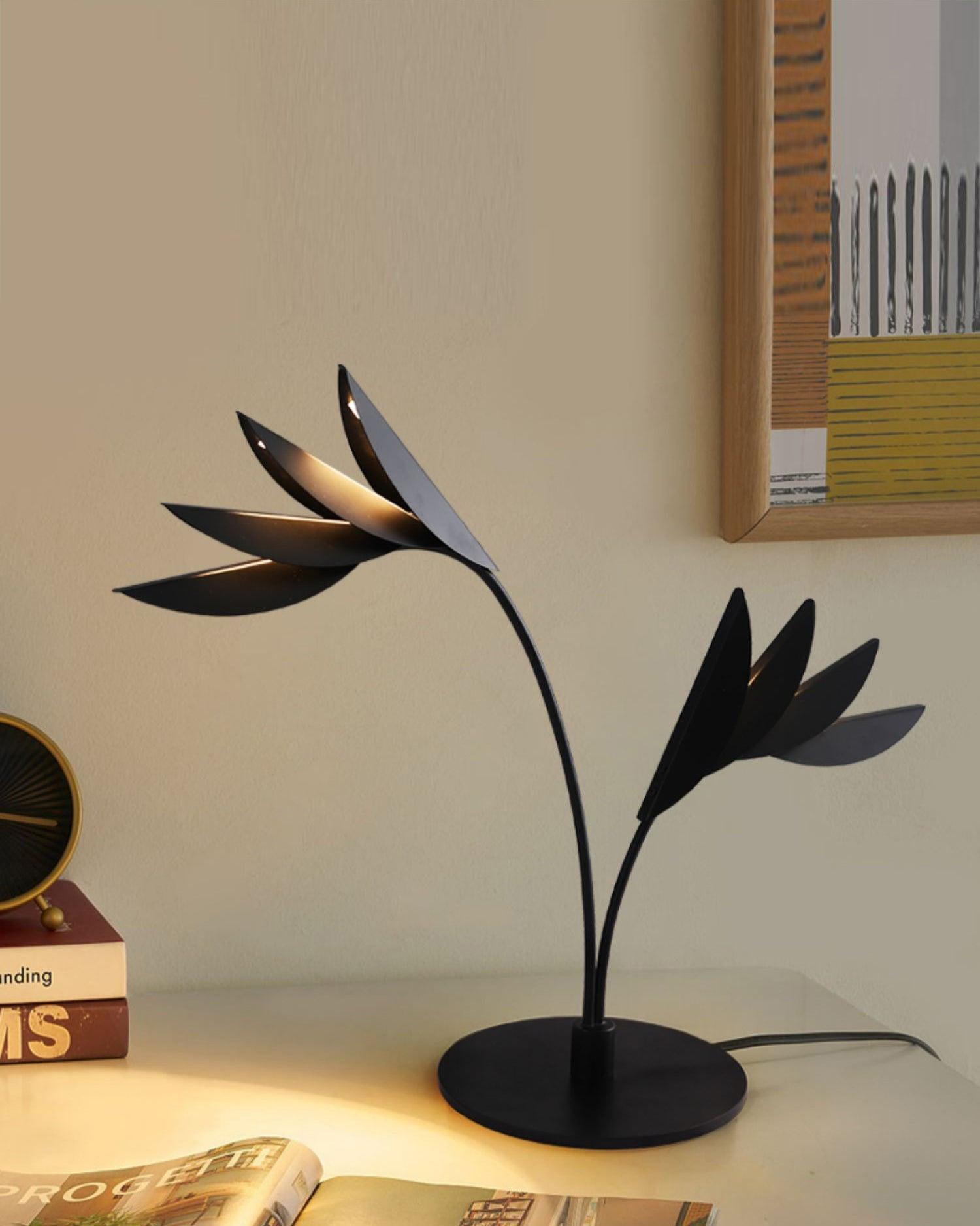 Double Leaf Table Lamp