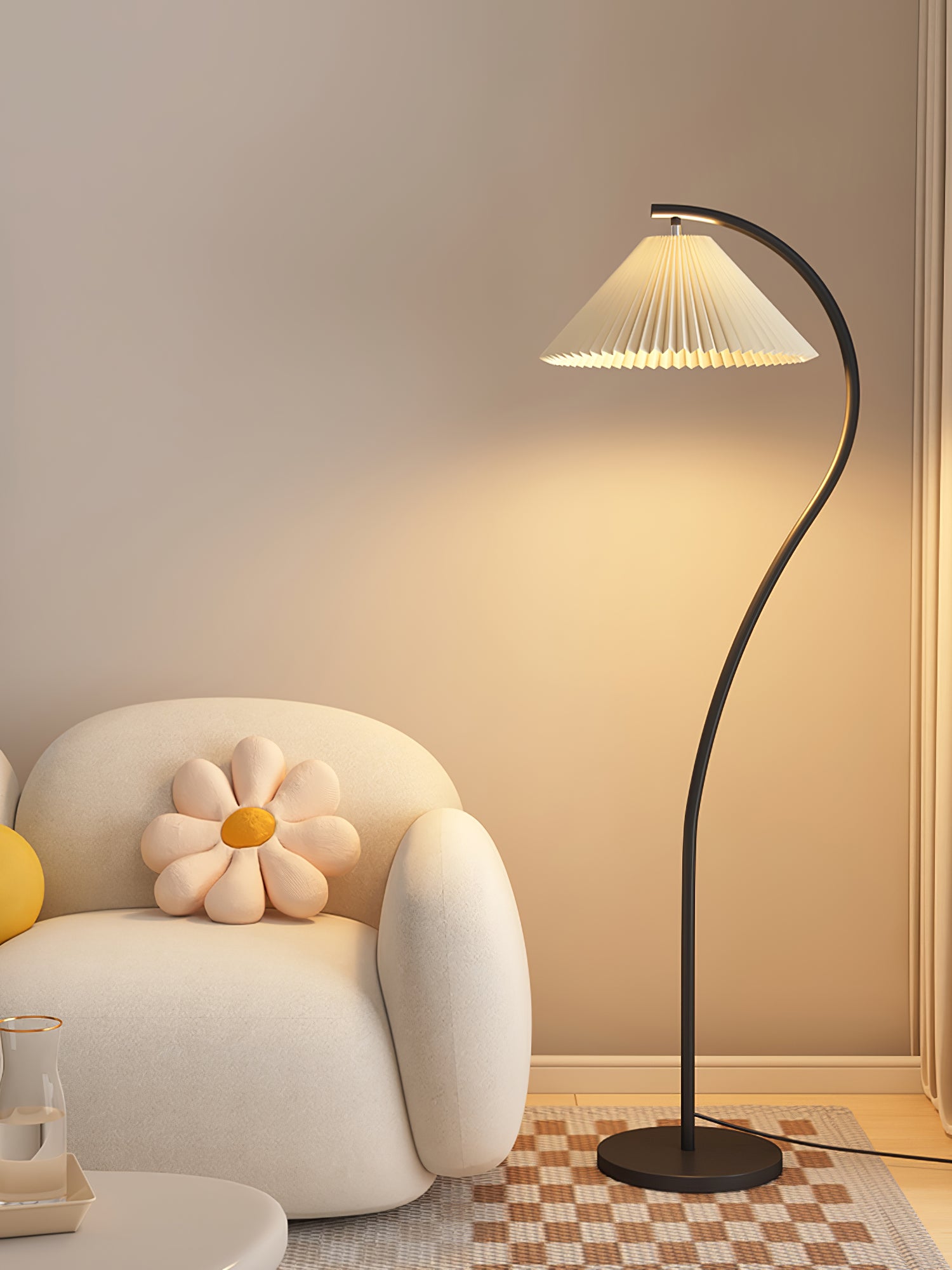 Crescini Pleated Floor Lamp