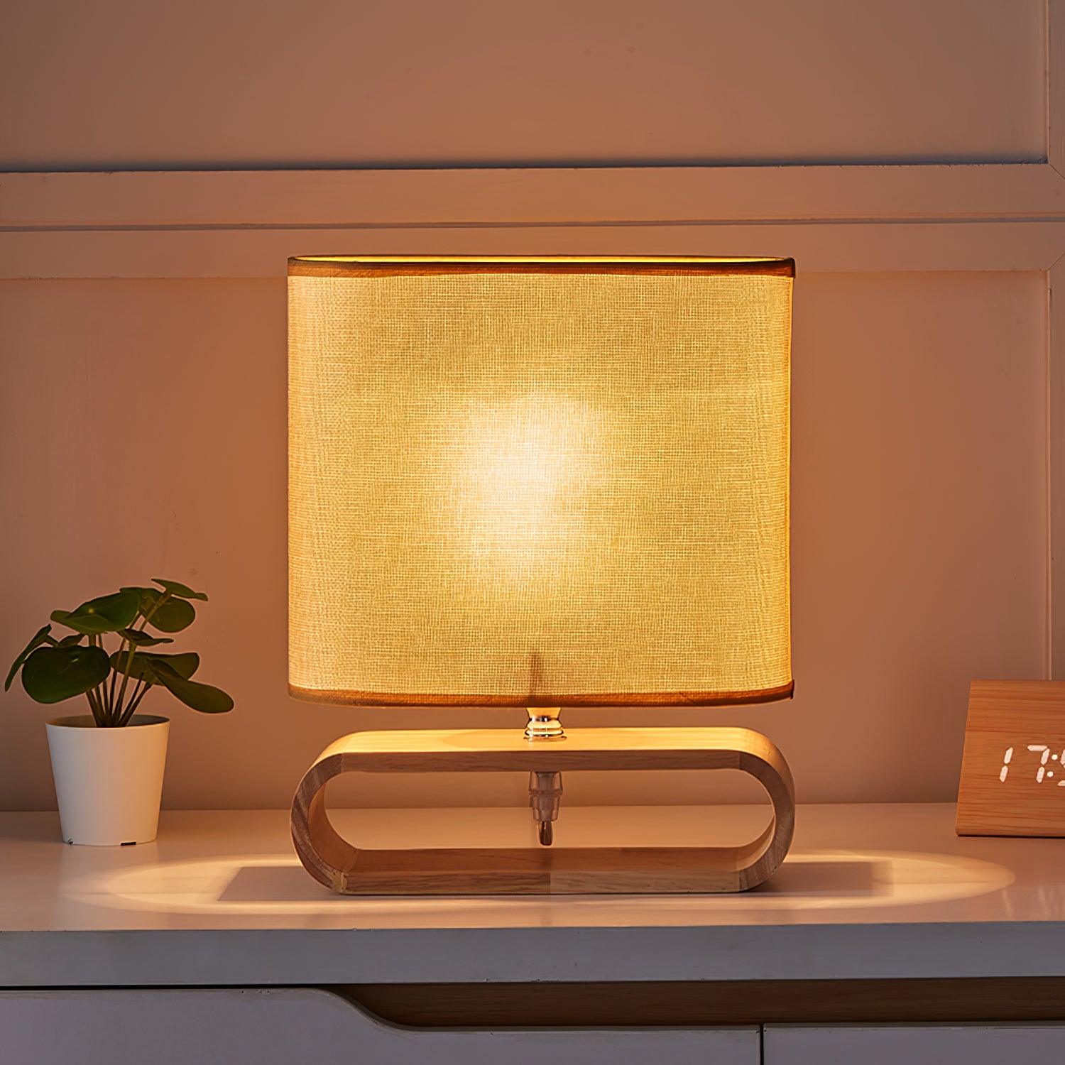 Moti Wood Table Lamp