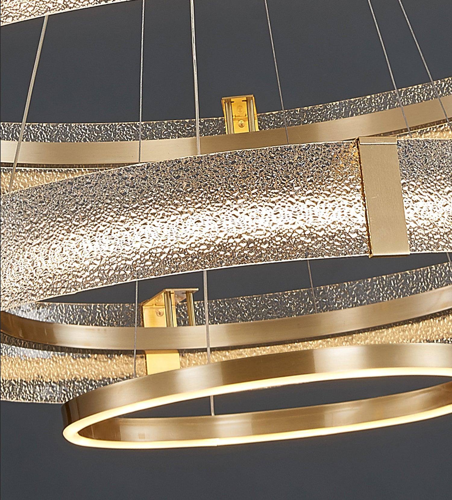 Ripple Glass Chandelier