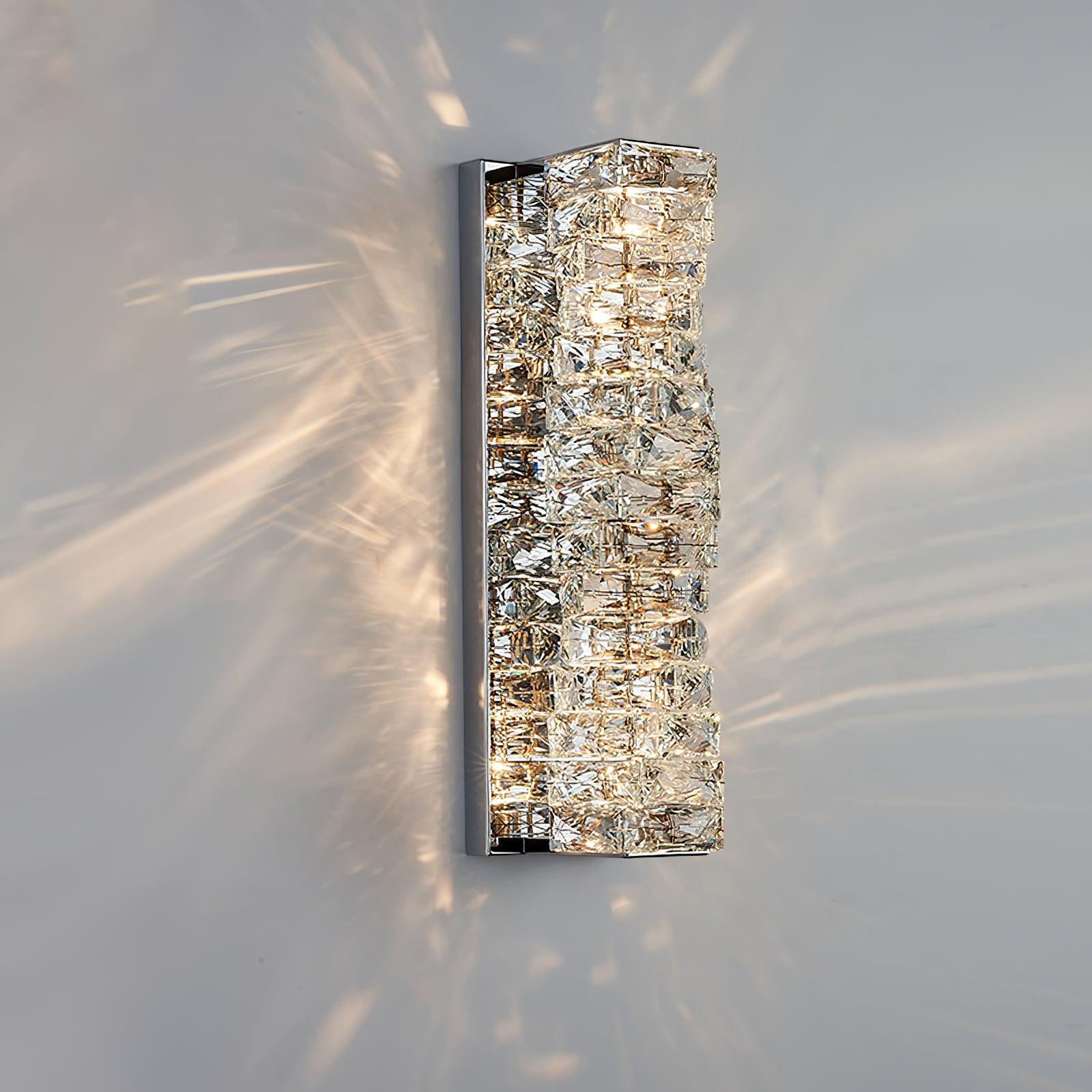 Laminated Crystal Wall Light