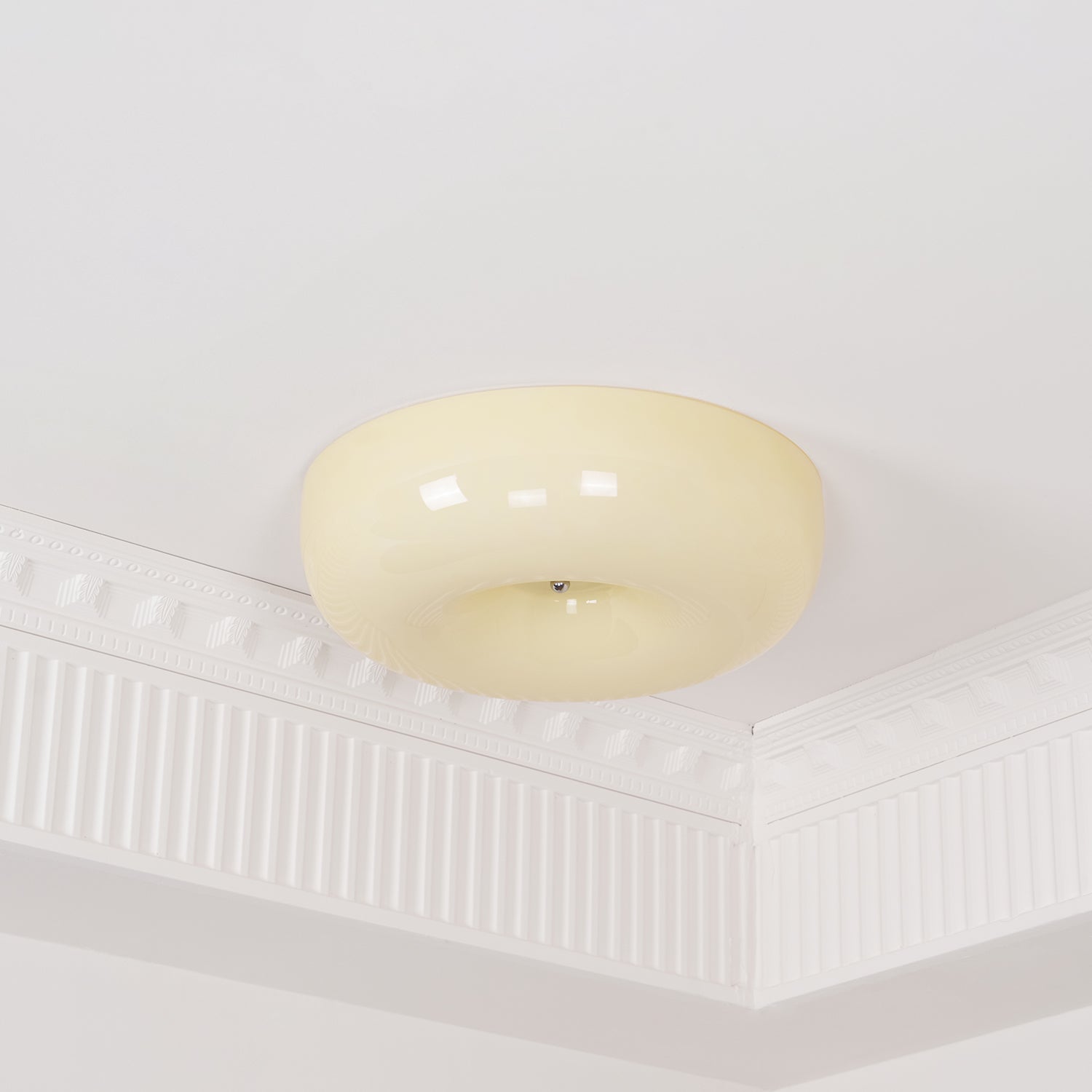 Cream Pudding Ceiling Lamp