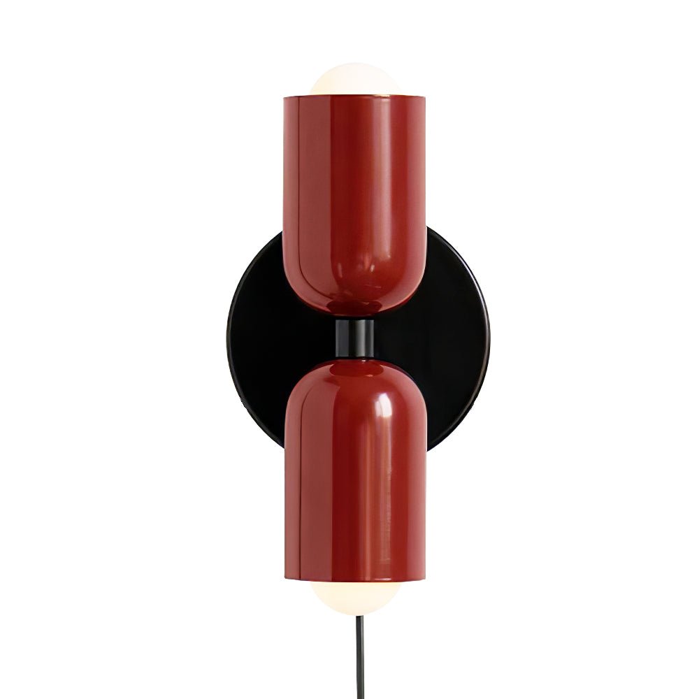 Couleur Double Plug In Wall Lamp