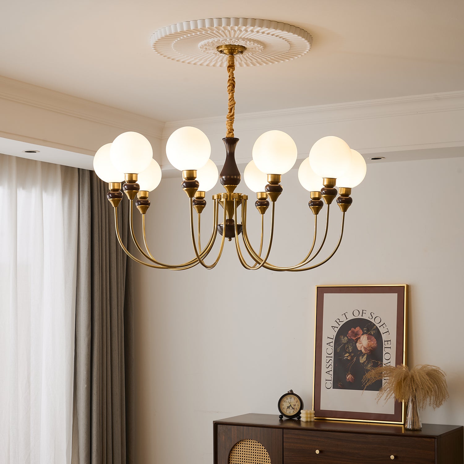 Helena Curve Chandelier