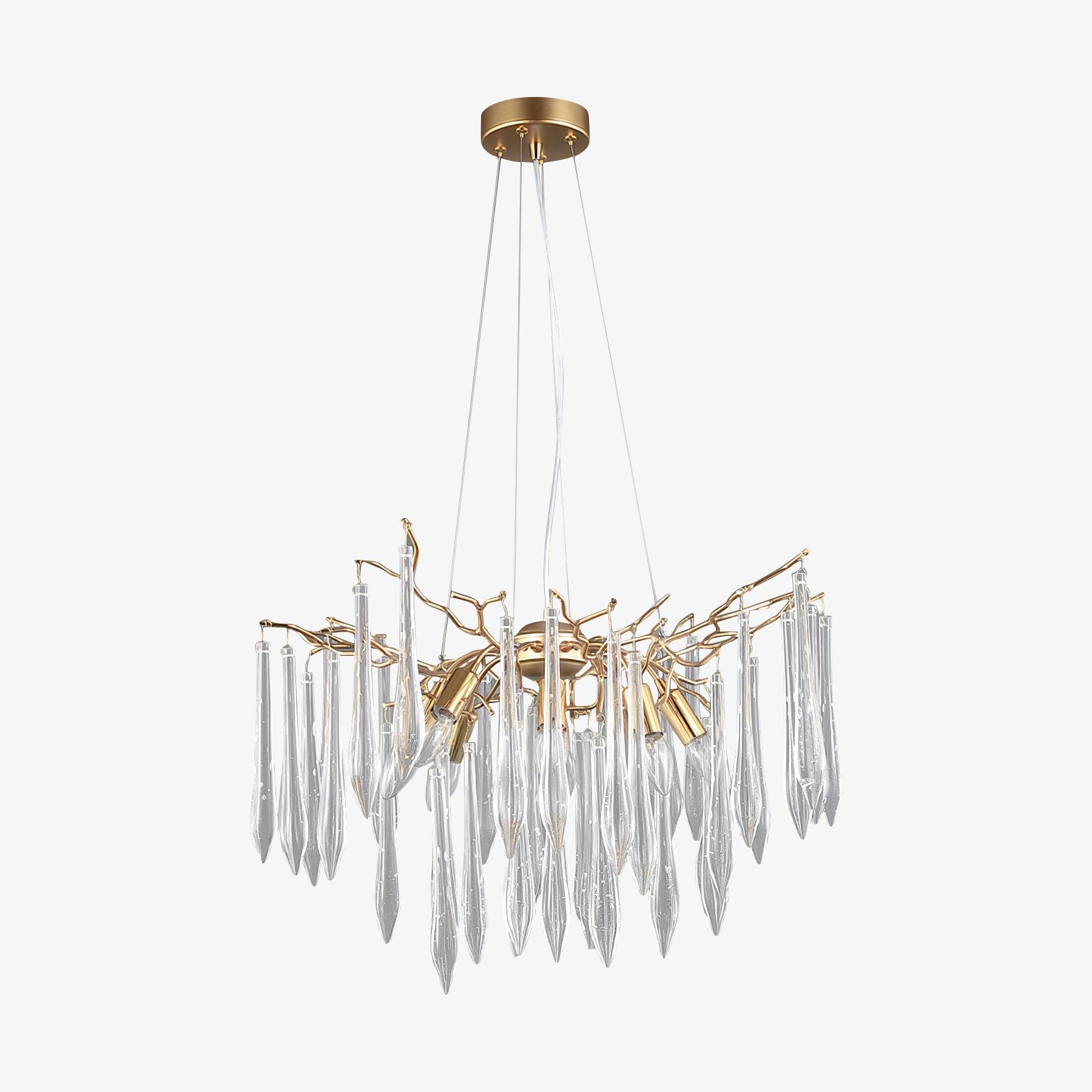 Aqua Funnel Chandelier