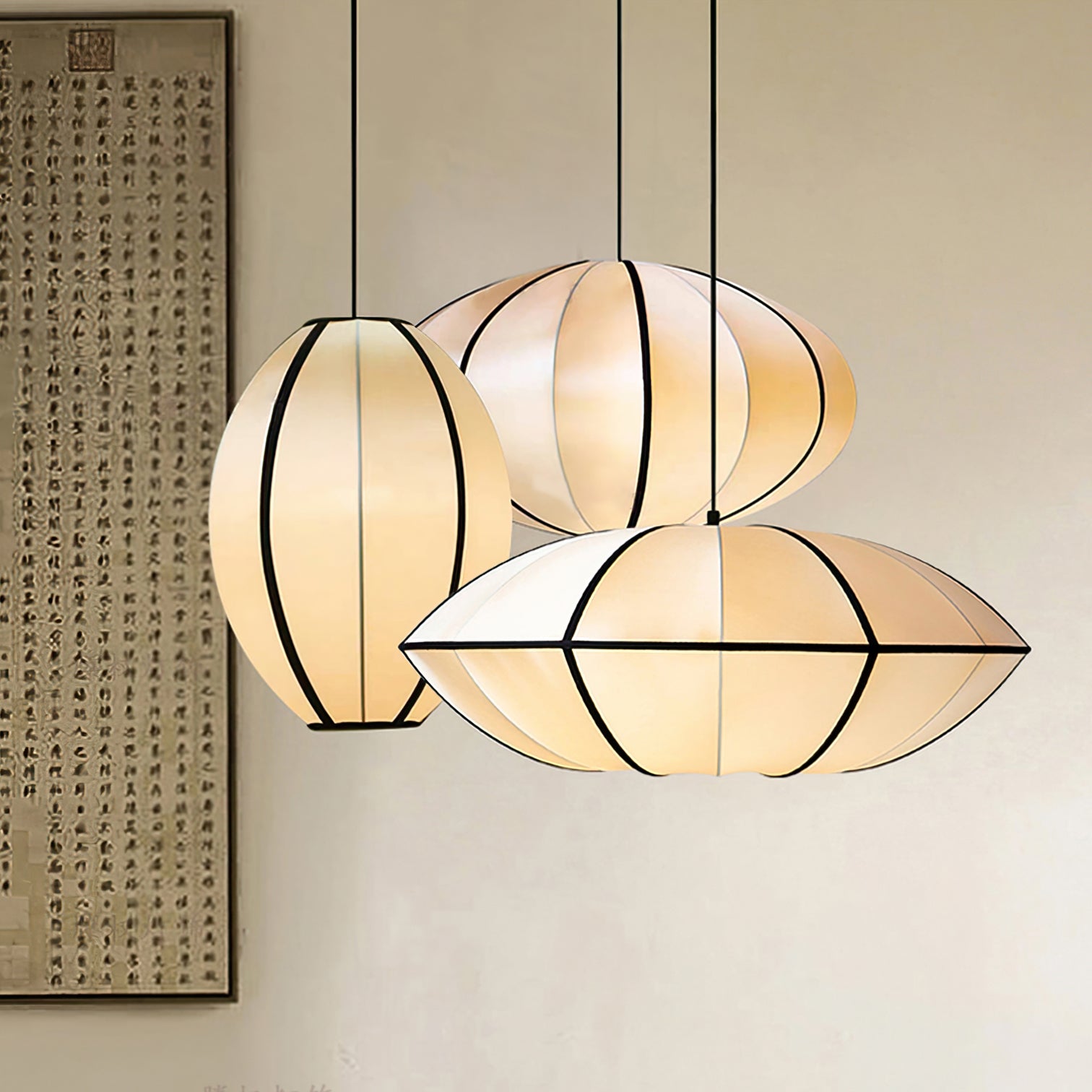 Bombori Pendant Swag Lamp