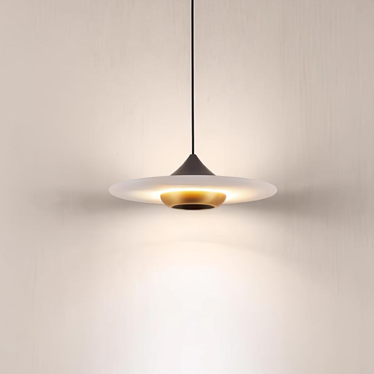 Flying Saucer Marble Pendant Lamp