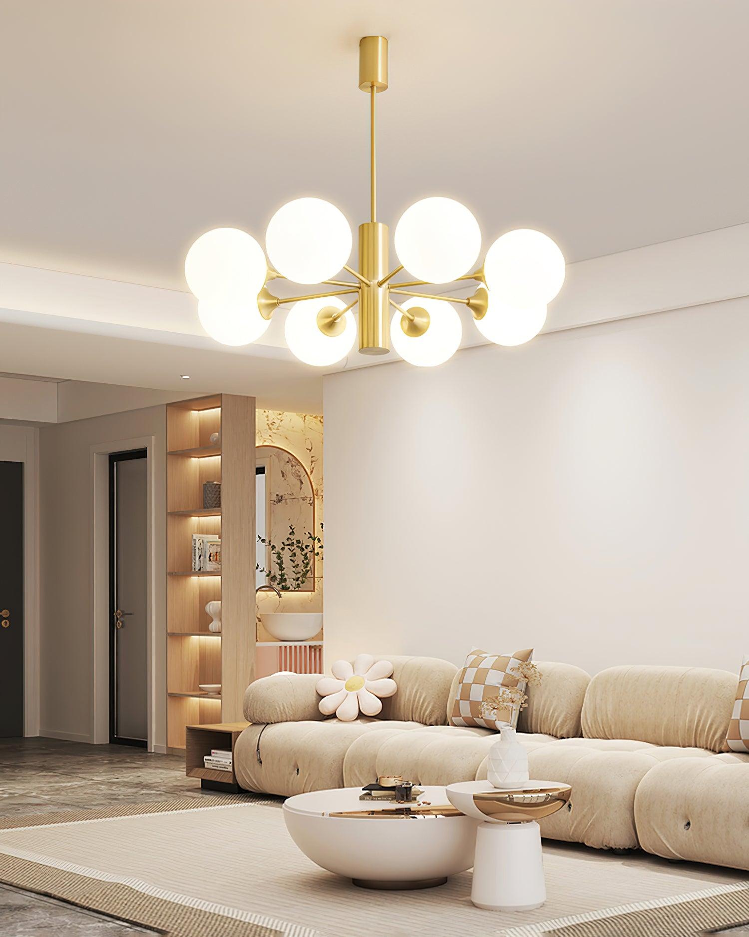 Stella Brass Chandelier