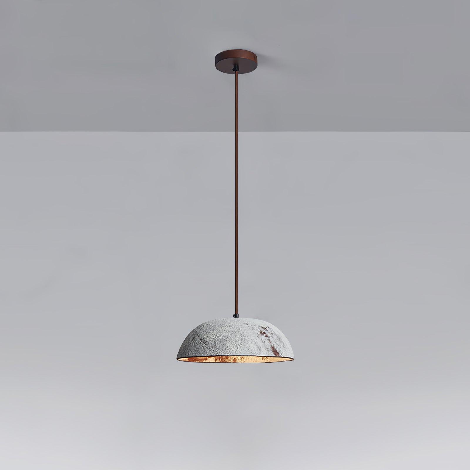 Half Dome Vintage Ceramic Pendant Lamp