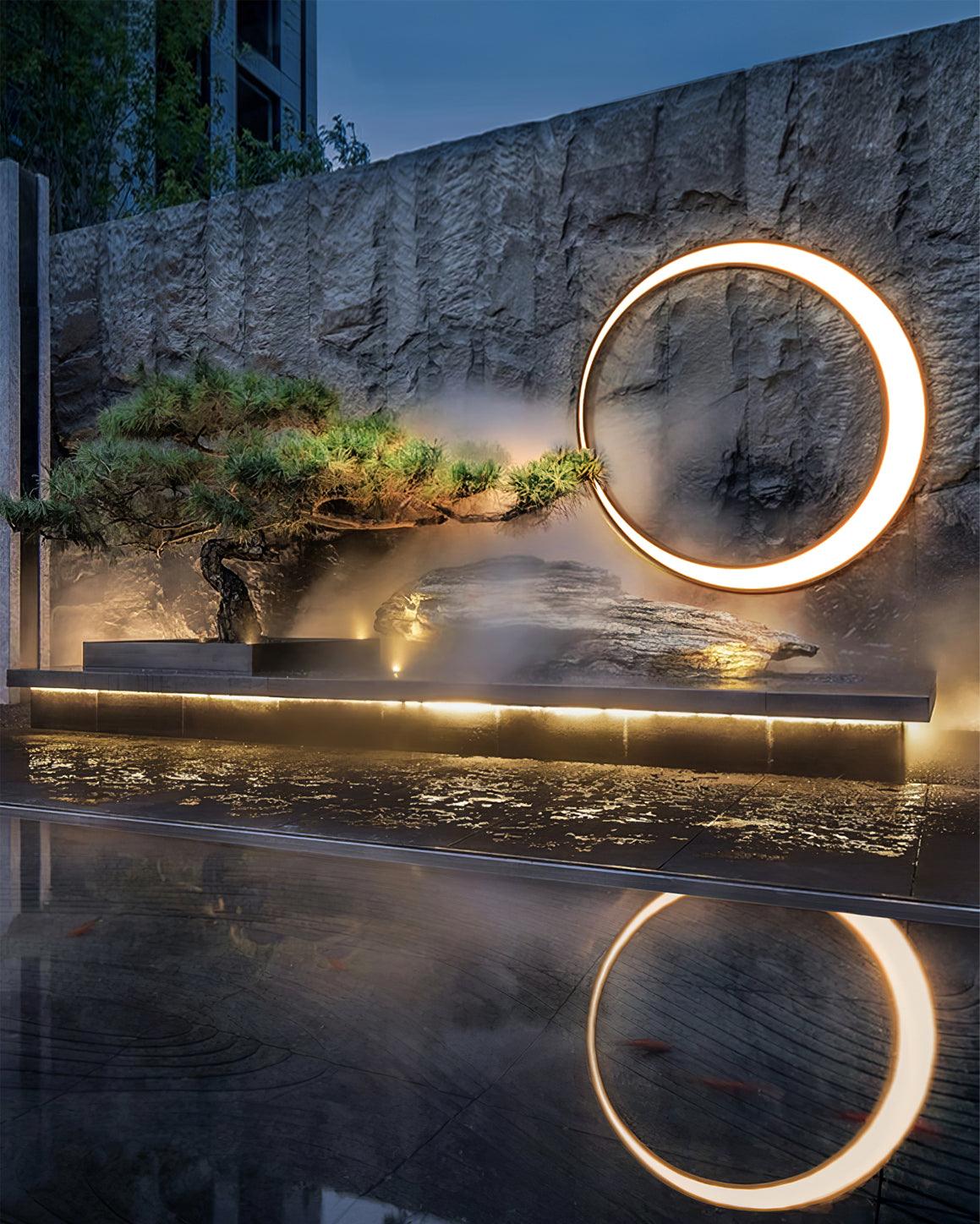 Moon Outdoor Wall Lamp