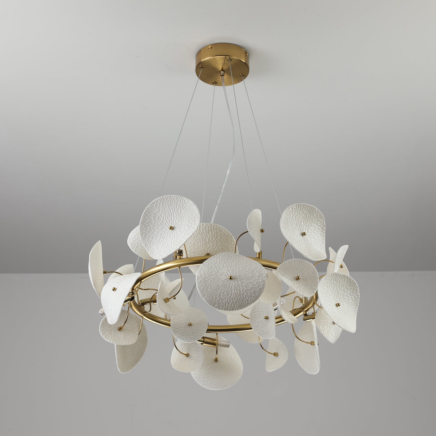 Lotus Petal Chandelier