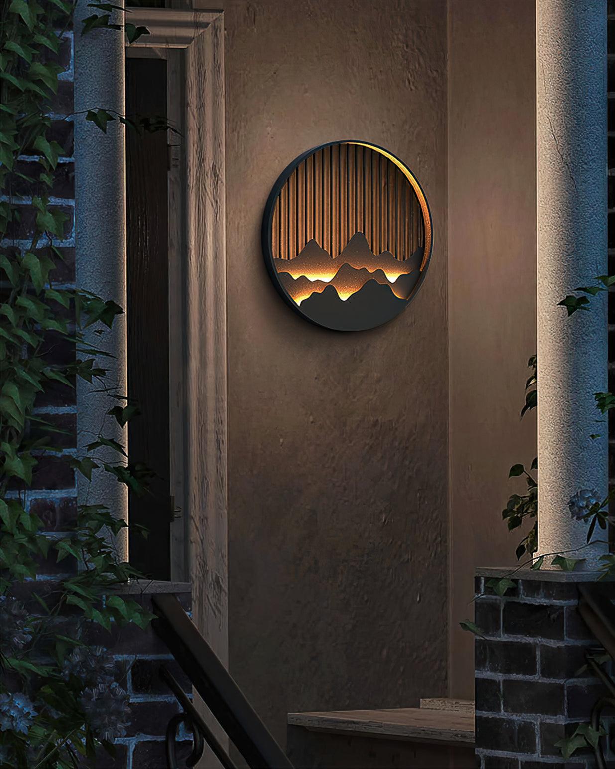 Mountain Outdoor Wall Lamp