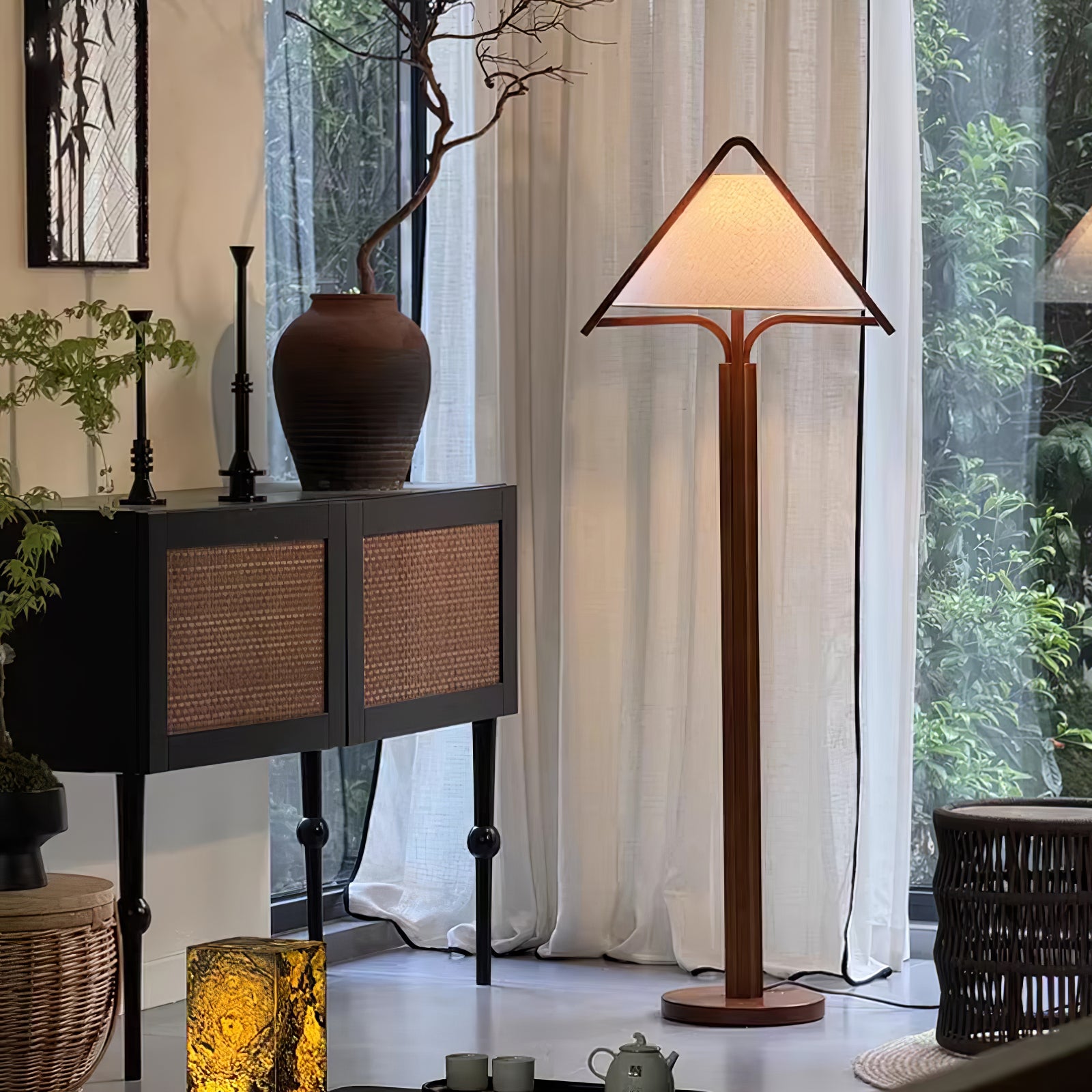 Apex Triangle Shade Floor Lamp