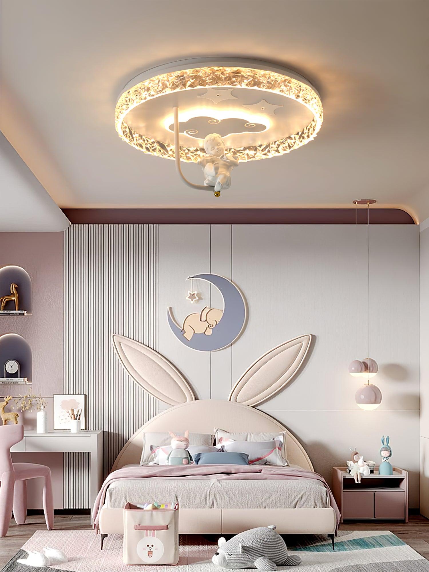 Round Carousel Children's Ceiling Lamp