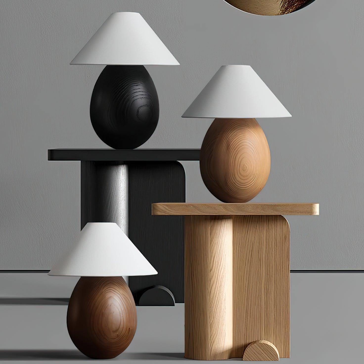 Mountain Wood Table Lamp