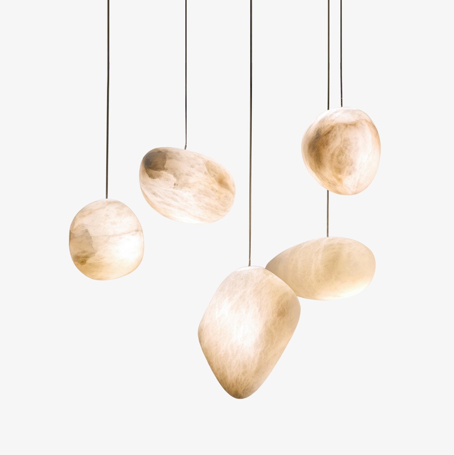 Pebbles Alabaster Pendant Lamp