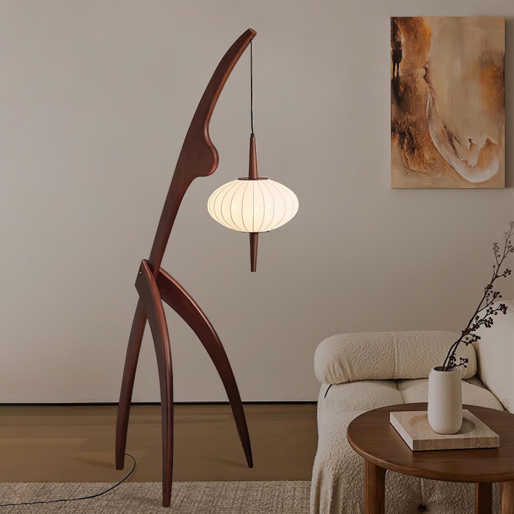 Mantis Wood Floor Lamp