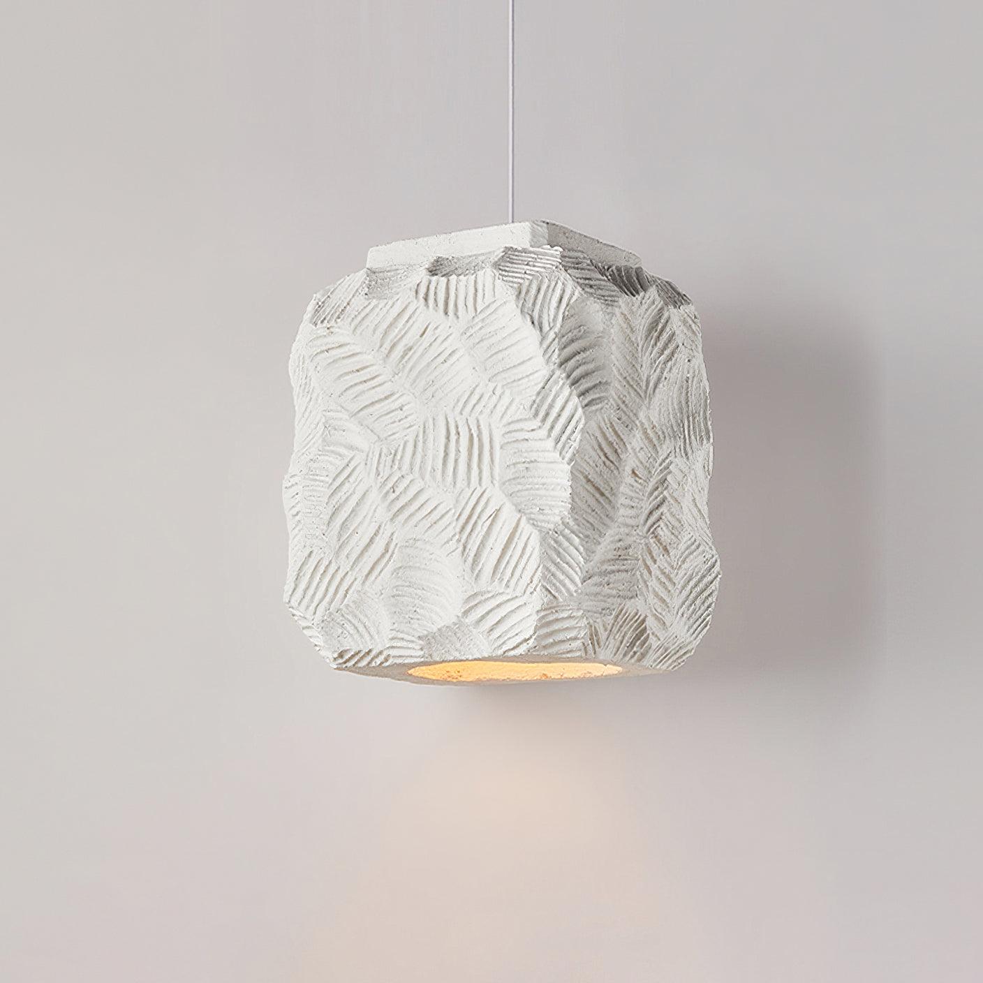 Resin Geometry Pendant Lamp