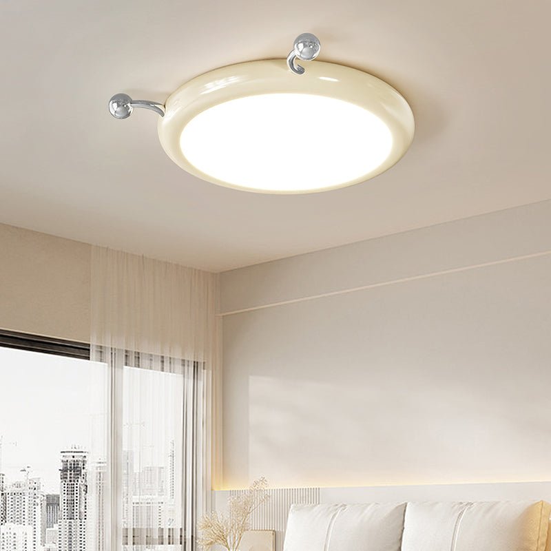 Cream Puffering Ceiling Light