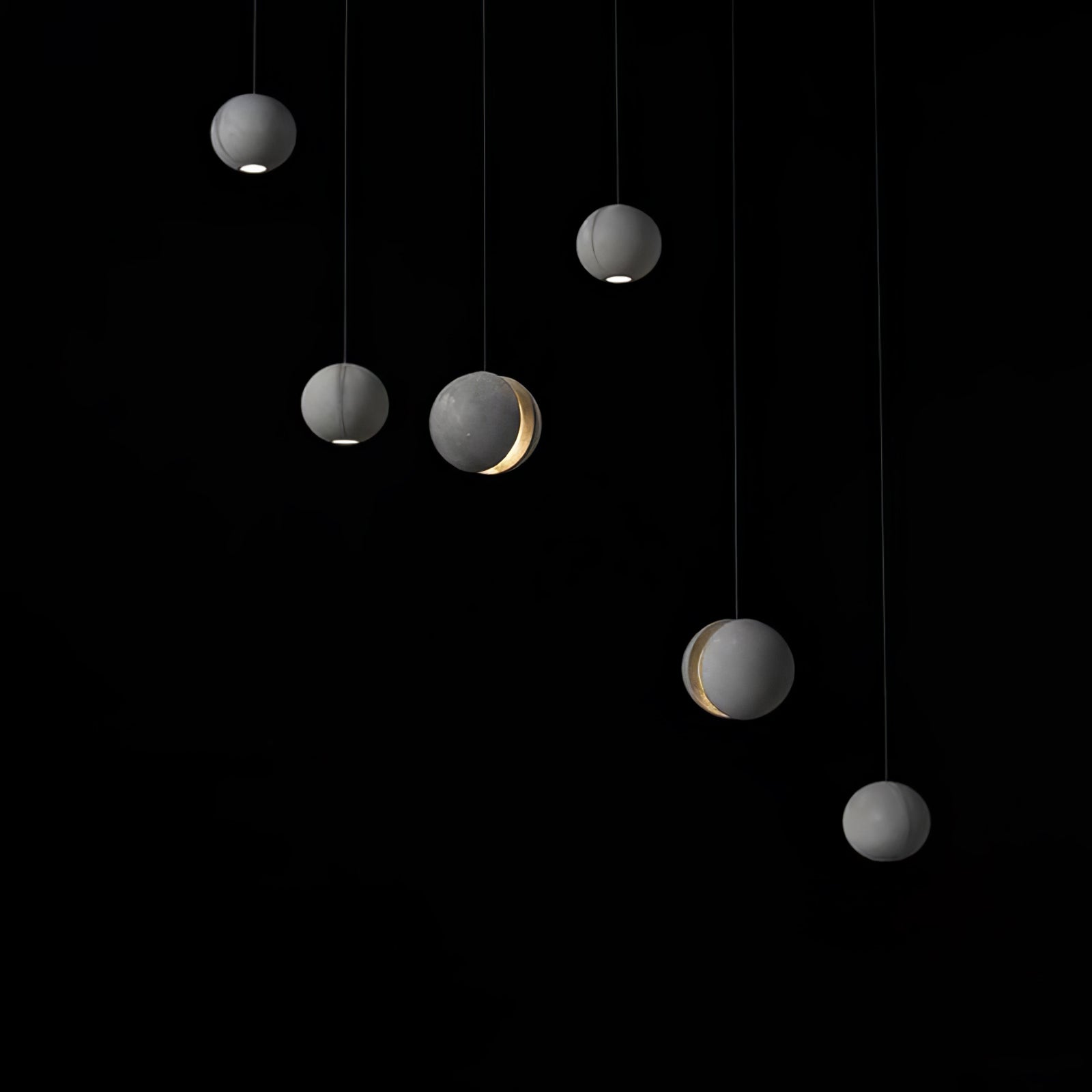 Moon Concrete Pendant Lamp