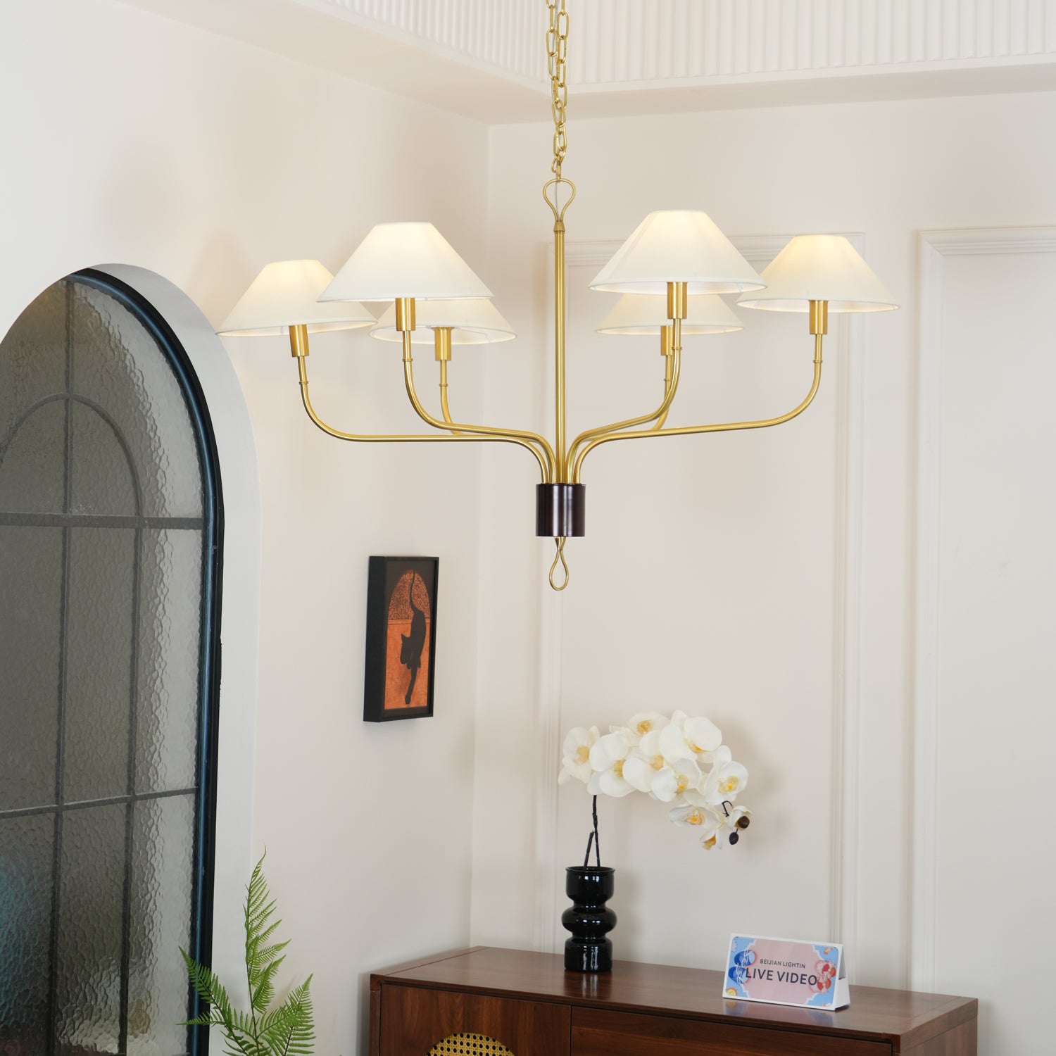 Griffin Staggered Tail Chandelier