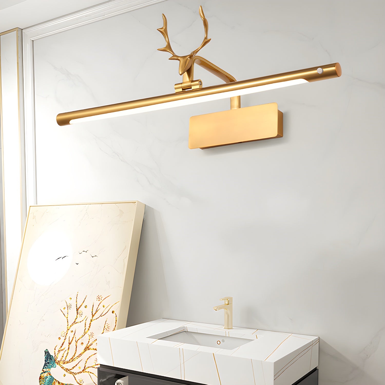 Stag Horn Wall Light