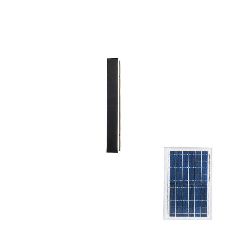 Long Strip Solar Outdoor Sconce