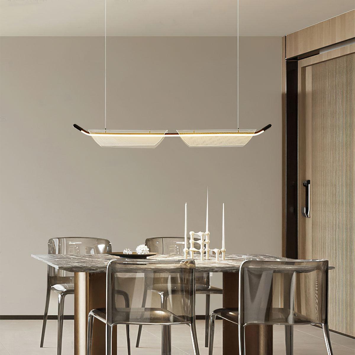 Two Boats Acrylic Pendant Light