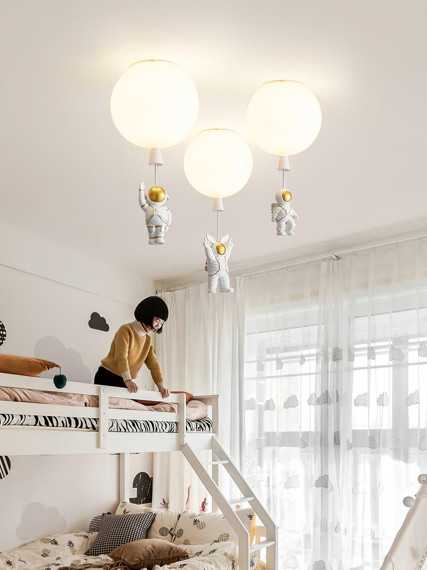 Frosted Balloon Ceiling Light