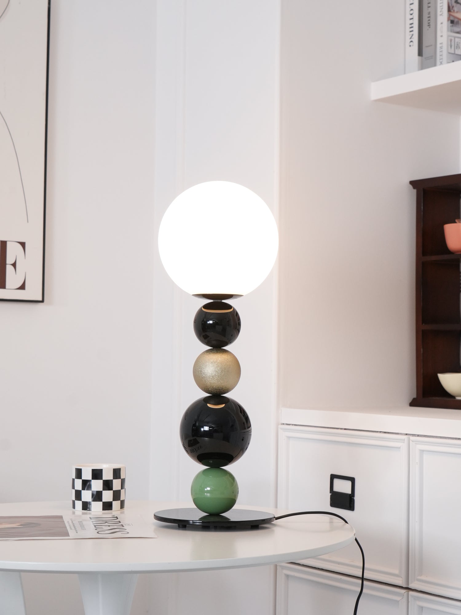 Round Balls Stacking Table Lamp