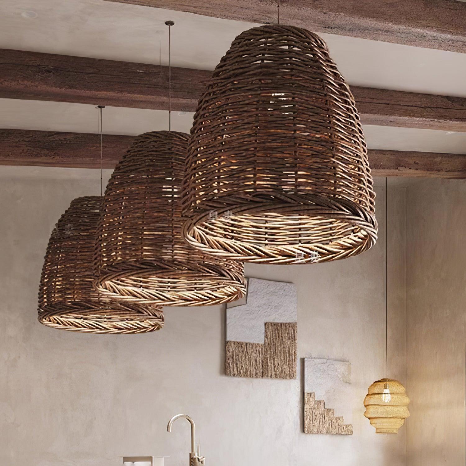 Hues Wicker Pendant Lamp