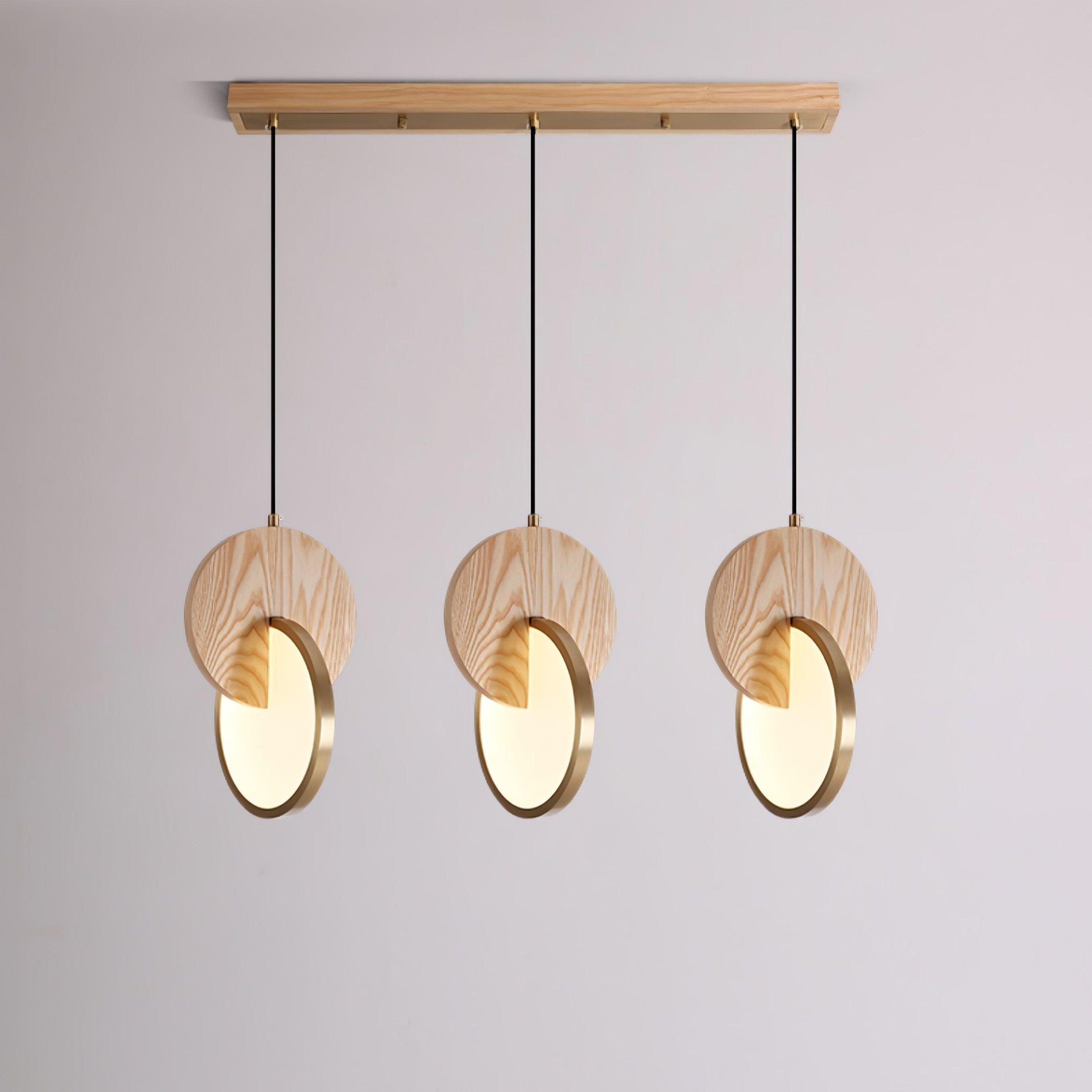 Double Disk Pendant Lamp