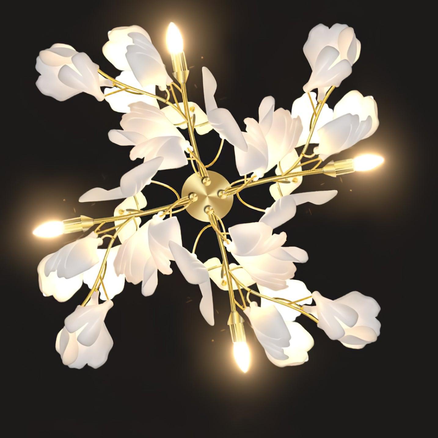 Gingko Flowers Plug-in Wall Lamp