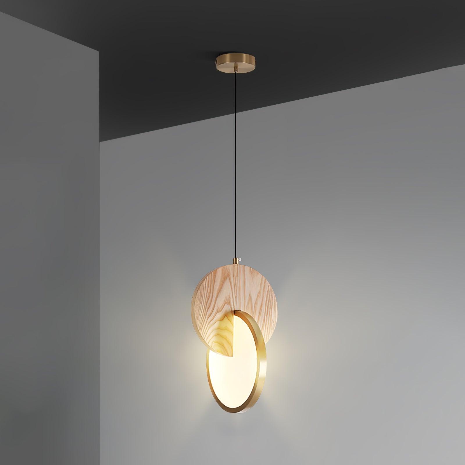 Double Disk Pendant Lamp