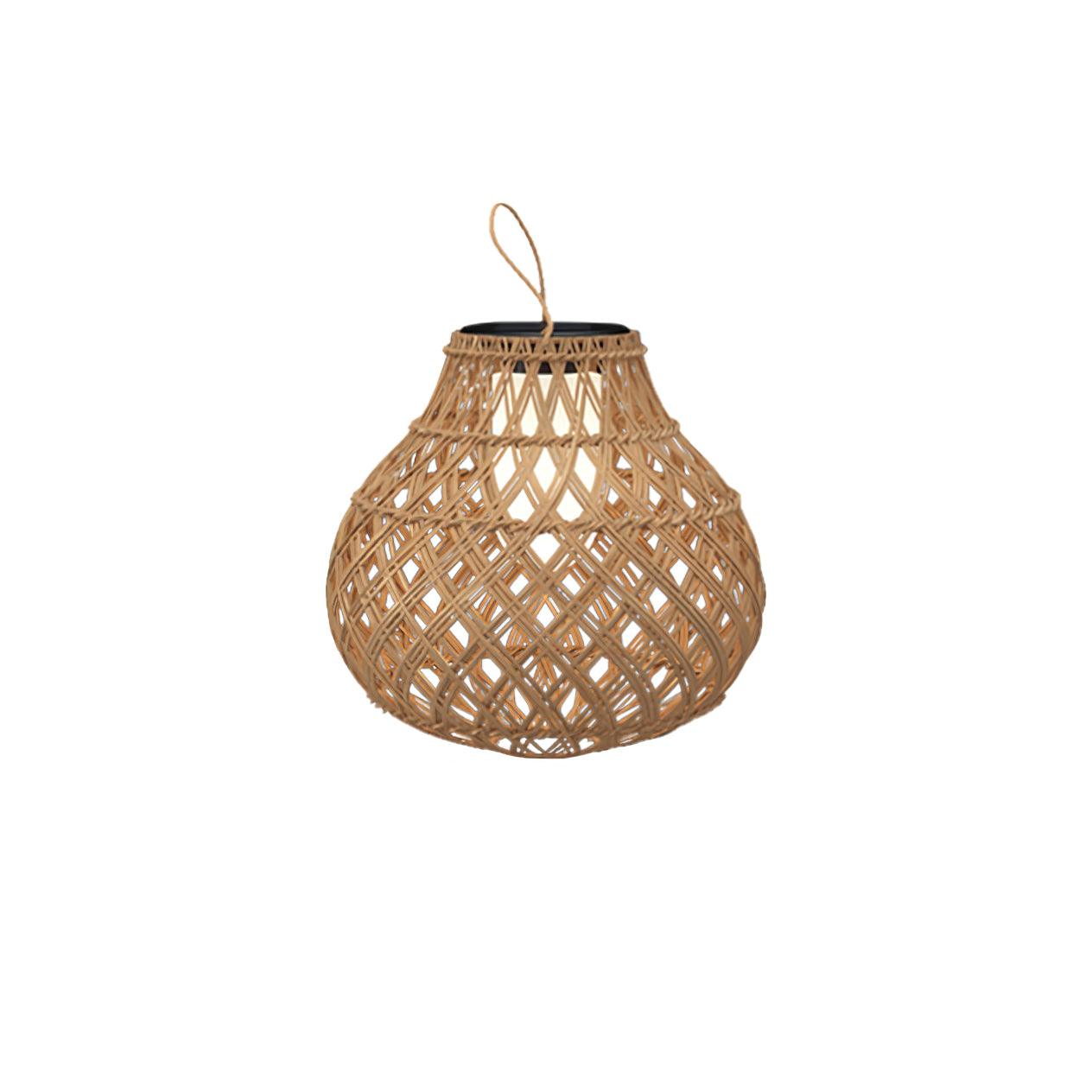 Woven Sphere Lantern Outdoor Lamp