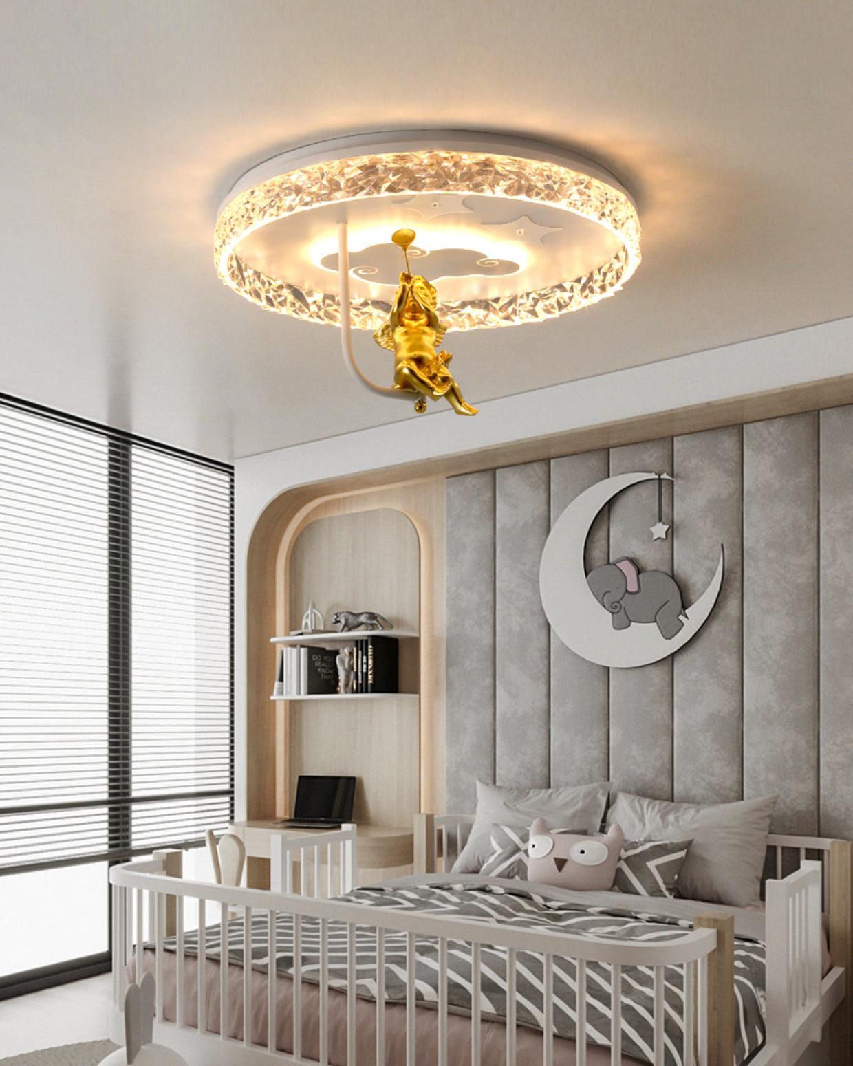 Round Carousel Children's Ceiling Lamp