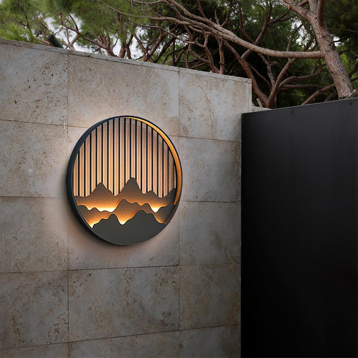 Mountain Outdoor Wall Lamp