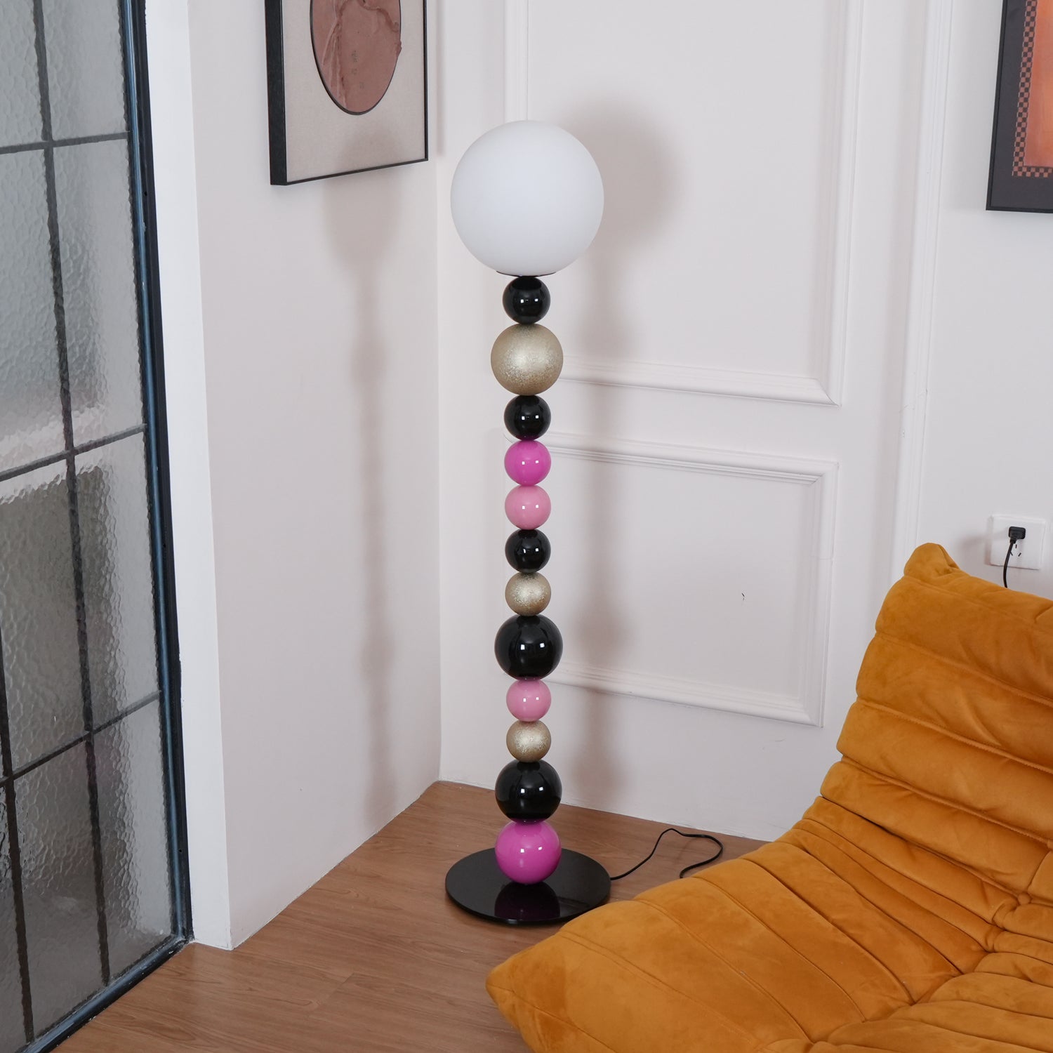 Round Balls Stacking Floor Lamp