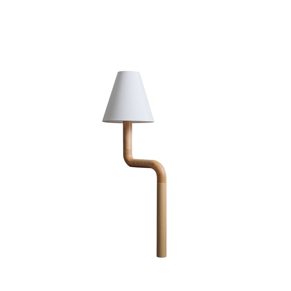 Bend Wood Table Lamp