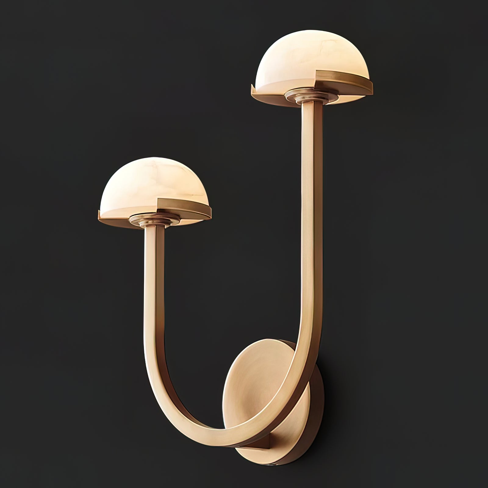 Mushroom Alabaster Wall Lamp