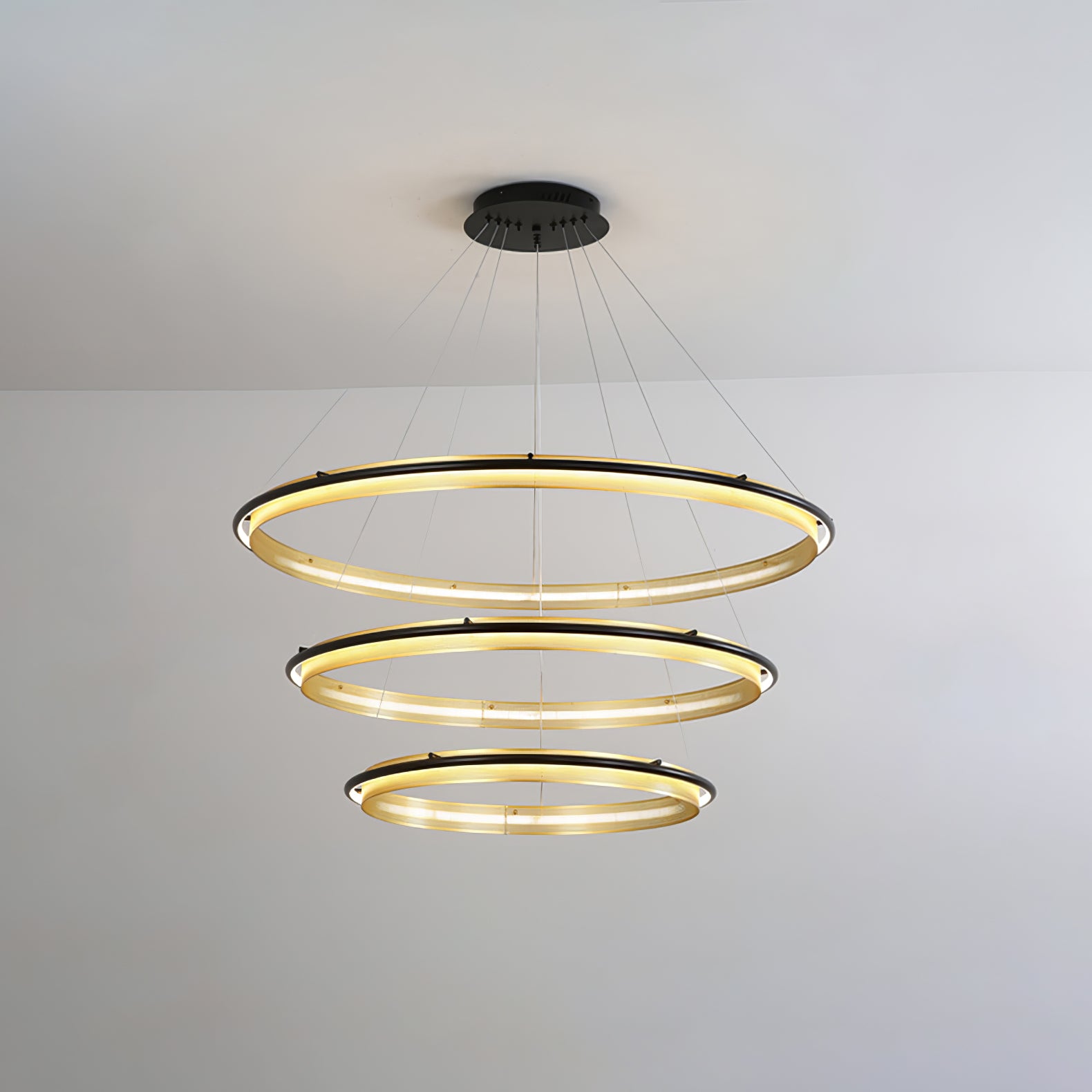 Acrylic LED Round Chandelier