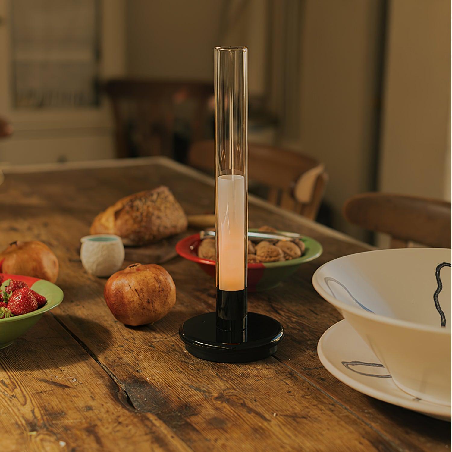 Column Built-in Battery Table Lamp