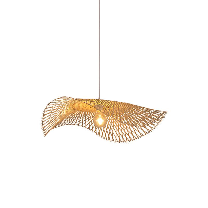 Bamboo Frame Pendant Lamp