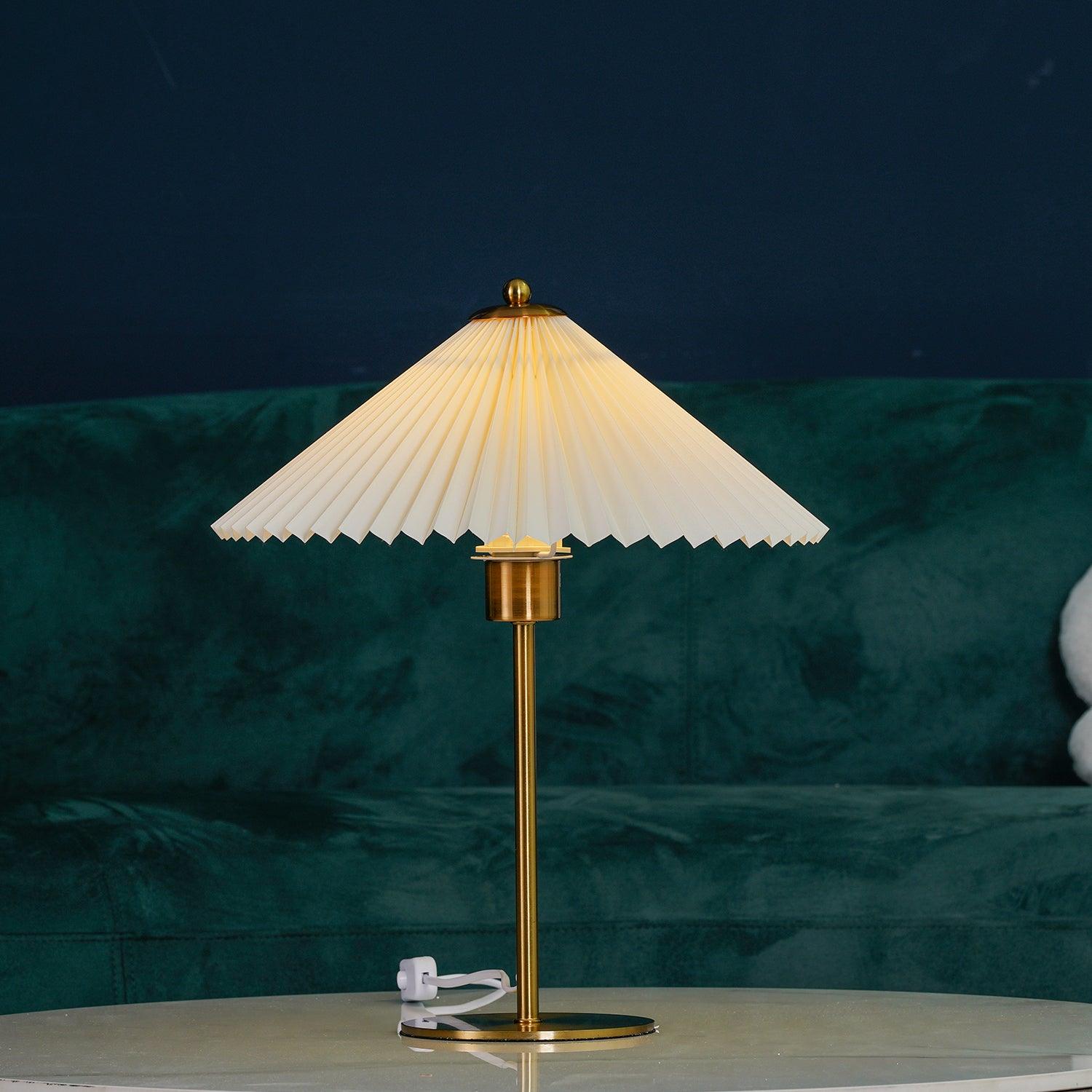 Perla Pleated Table Lamp