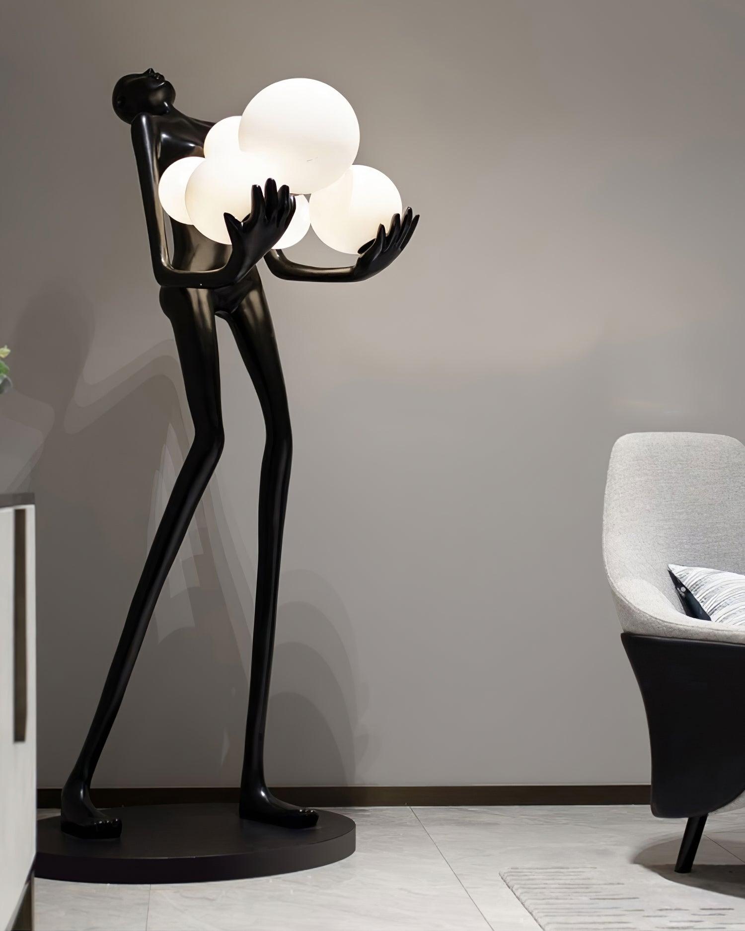 Embrace Sculpture Floor Lamp