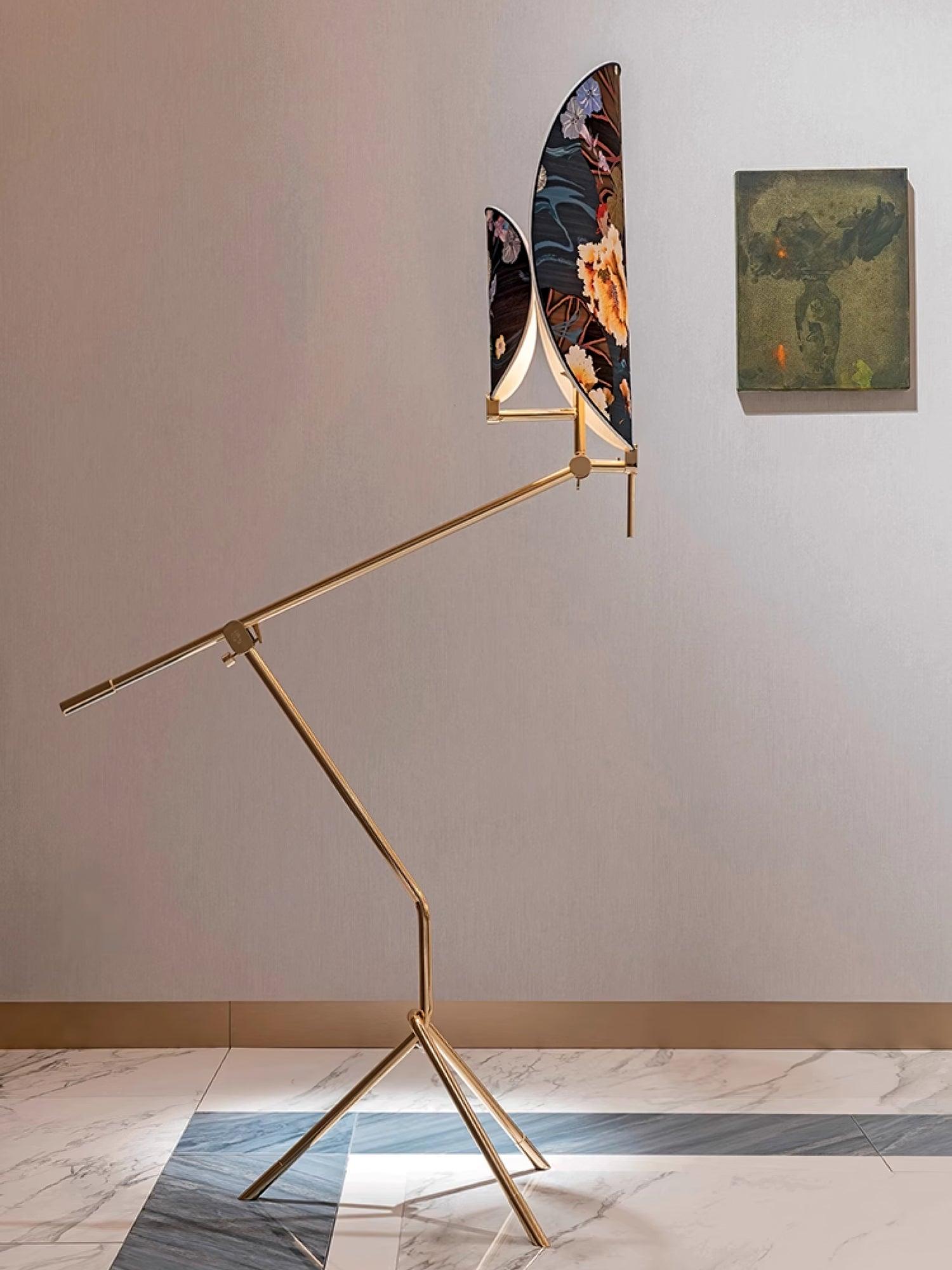 Floral Nocturne Floor Lamp