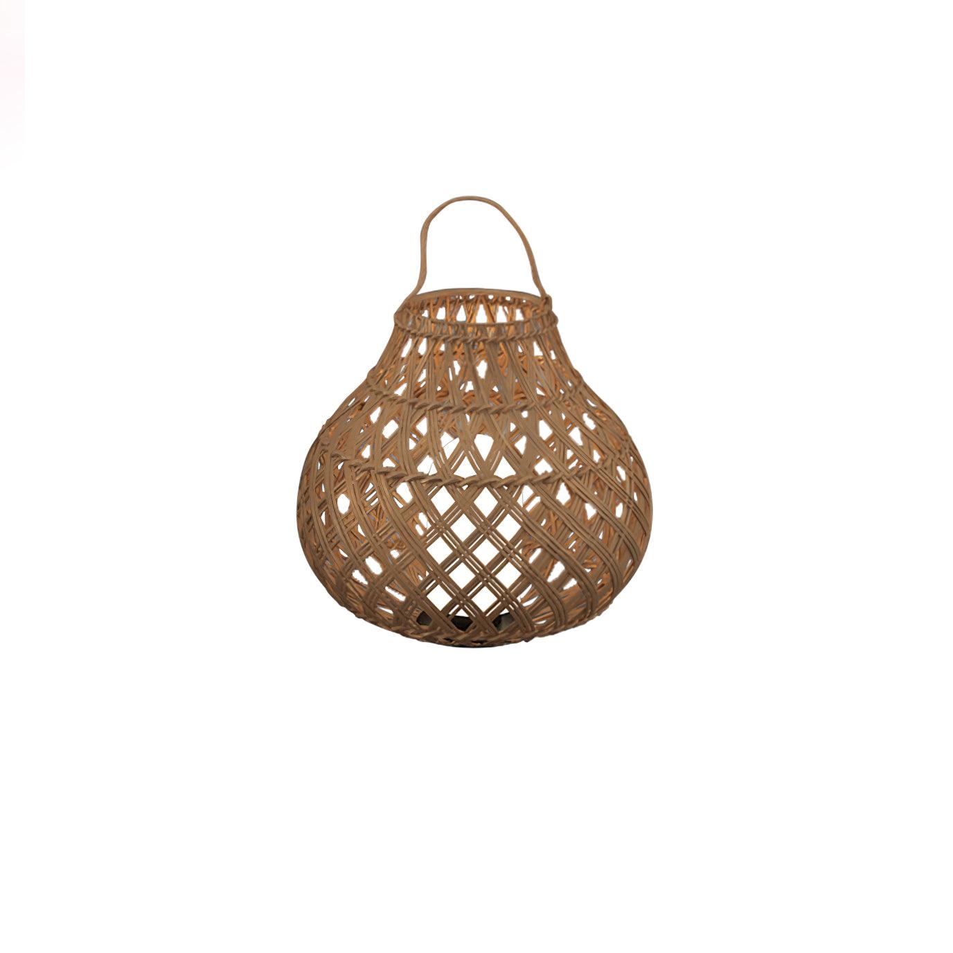 Woven Sphere Lantern Outdoor Lamp