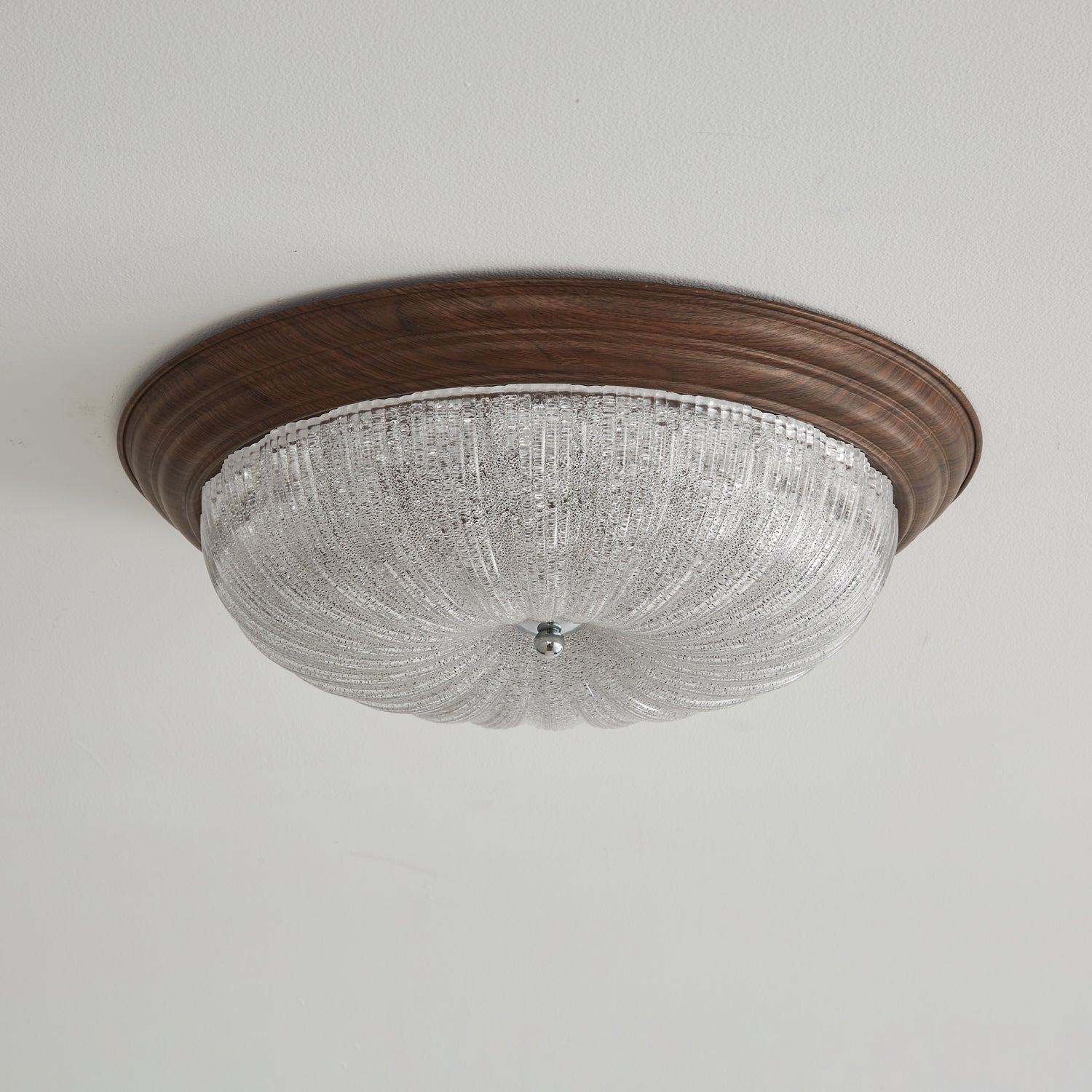 Celestia Walnut Ceiling Light