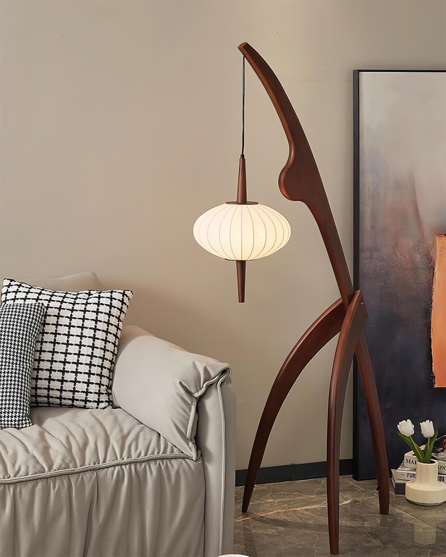 Mantis Wood Floor Lamp