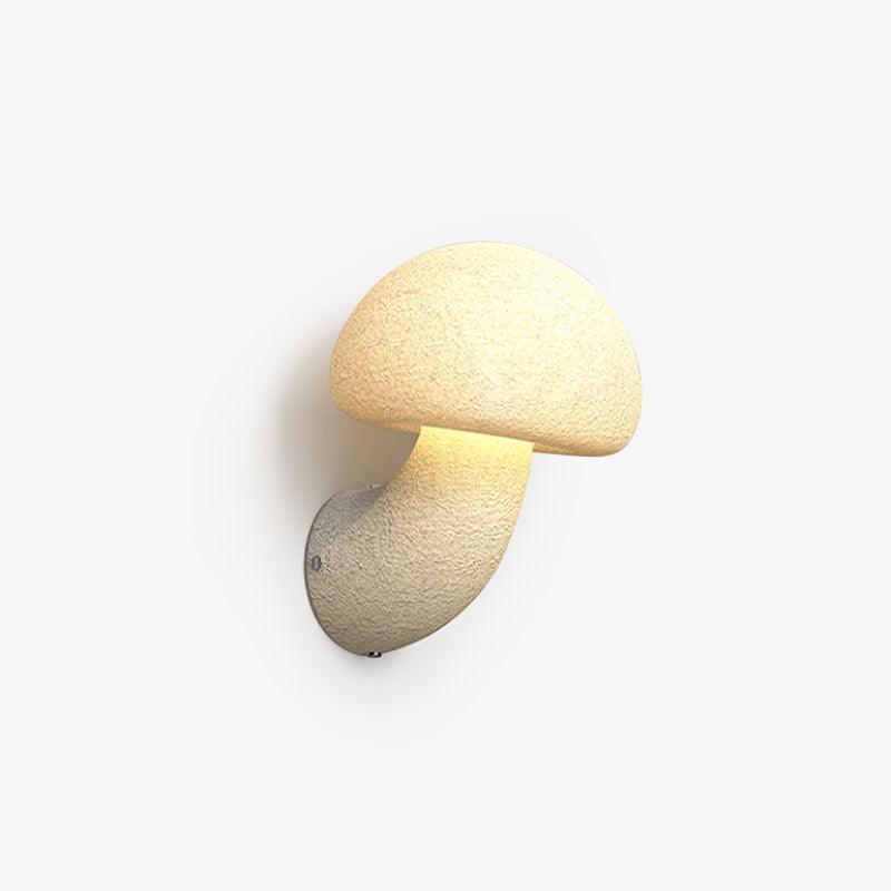 Mushroom Resin Plug-in Wall Lamp